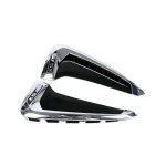 2 pices garniture de couvercle de ventilation latrale pour bmw x5 f15 2014 - 2018 chrome abs marqueur ...