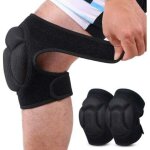 2 pices genouillres de protection, anti - collision ponge paisse genouillere pour jardinage, travaux, ...