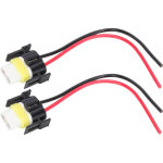 2 pi�ces h11 prise femelle en c�ramique 2 broches trou connecteur de faisceau de c�blage remplacement ...