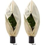2 pi�ces housse hivernage pour plantes, couverture d'hiver v�g�tale non tiss�e, housse hivernage plante, ...