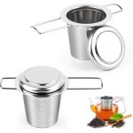 2 pi�ces infuseur � th�, filtre � th� trou fin acier inoxydable, filtre the pour tasse, infuseur � th� ...