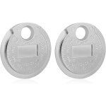 2 pi�ces jauge d'�cartement de bougie d'allumage, alliage zinc outil de mesure bougie allumage avec �chelles ...