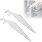 2 pi�ces kit de crochetage, crochetage serrure pompier outils, kit crochetage serrure outil levier polyvalent, ...