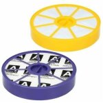 2 pi�ces kit de filtres hepa anti - allergie avant et apr�s - moteur pour aspirateurs dyson dc05 dc08 ...