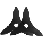 2 pi�ces lame d�broussailleuse ronce - 3 dents en acier au mangan�se - diam�tre trou 25, 4 mm - lame ...