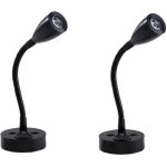 2 pi�ces lampes de lecture spot led 12v interrupteur r�glable lampe de chevet murale lumi�re int�rieure ...