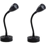 2 pi�ces lampes de lecture spot led 12v interrupteur r�glable lampe de chevet murale lumi�re int�rieure ...