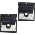 2 pi�ces lampes solaires murales � d�tection de mouvement �clairage ext�rieur led pour jardin et cour ...