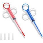 2 pi�ces lance pilule chat, pet pill dispenser, seringue pour animaux de compagnie, fabriqu� en pp et ...