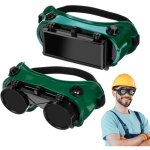2 pices lunettes de scurit rabattables pour le soudage lunettes de protection des yeux teinte oxy ...