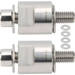 2 pi�ces md232 - m8 boulons d'adaptateur pour r�troviseur moto 8mm, vis de montage invers�