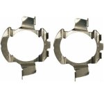 2 pi�ces m�tal led h7 ampoules adaptateurs support de base de lampe clip de support pour quasquai / polo ...