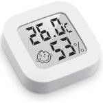 2 pi�ces - mini thermom�tre hygrom�tre int�rieur digital � haute pr�cision, moniteur de temp�rature et ...