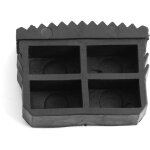 2 pi�ces / paire caoutchouc antid�rapant remplacement escabeau pieds pied tapis coussin semelle noir