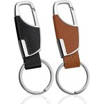 2 pi�ces pendentif cl� de voiture, mousqueton porte cl� porte clef mousquetons en m�tal porte cl�s homme ...