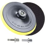 2 pi�ces plateaux de pon�age, disques abrasifs velcro, plaque de pon�age, fermeture auto - agrippante, ...