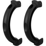 2 pi�ces poign�es de porte nylon avec fixation lat�rale poign�es robustes pour portes pvc bois et m�tal ...