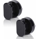 2 pi�ce poign�e de porte � ventouse, poign�es avec forte ventouse pour salle de bains placard tiroir ...
