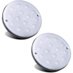 2 pi�ces rond 14 led rouge feux de gabarit pour remorque avec mode d'�clairage �lev� / faible, montage ...