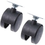 2 pices roues de fauteuil roulant remplacement de roue roues  360 degrs roue avec roues de chaise ...