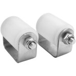 2 pi�ces rouleau de guidage porte coulissante 3 pouces en nylon dur coulissant portes roulantes guideur ...