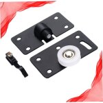2 pices roulettes porte coulissante petites guide rail pour armoire meuble et placard et facile  installer ...