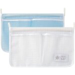 2 pices sac de rangement en filet, organiseur refrigerateur -  suspendre - double compartiment - fixation ...