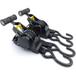 2 pi�ces sangle arrimage moto a cliquet automatique, sangle guidon voiture moto, sangles � cliquer, protection ...