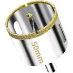 2 pices scie cloche diamante 50 mm avec foret guidage de centrage, scie cloche carrelage avec revtement ...