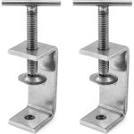 2 pices serre joints c, pince c robuste, acier inoxydable 304, pour travail bois bricolage, soudage, ...