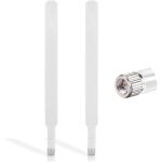 2 pi�ces sma 4g lte antenne sma m�le cellulaire wifi antenna 10dbi haut gain routeur antenne amplificateur ...