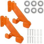 2 pi�ces support debroussailleuse mural, crochet rangement garage, crochets de rangement mural pour tron�onneu ...