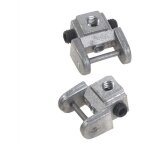 2 pi�ces supports de lames scie � chantourner adaptateur conversion sans broche m�tal