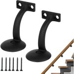 2 pi�ces support de main courante, support de rampe escalier en acier inoxydable, supports de fixation ...