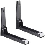 2 pi�ces supports micro ondes en acier inoxydable, support micro ondes avec bras extensible, support ...