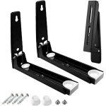 2 pices supports micro ondes, support mural universel  micro ondes, acier micro - ondes support, avec ...