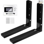 2 pi�ces support mural pour micro ondes, supports micro ondes, universel support pour four � micro ondes, ...