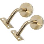 2 pi�ces support de rampe escalier mural acier inoxydable lot de supports corps accessoire pratique et ...