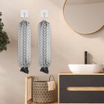 2 pi�ces support de sac en plastique, distributeur de sacs � provisions, organisateur r�utilisable sac ...