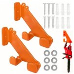 [jamais utilis] 2 pices support tronconneuse, support debroussailleuse mural, crochet rangement garage, ...