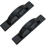 2 pi�ces tatami poign�e de porte encastr�e poign�e dissimul�e pour tiroirs et armoires avec vis noir