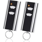 2 pi�ces t�l�commande de garage pour normstahl entrematic rcu 433 - 2, rcu 433 - 4, ea433 2km, compatible ...