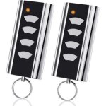 2 pi�ces t�l�commande garage pour normstahl entrematic rcu 433 - 4k, rcu 433 - 2k, ea433 2km, ea433 2ks, ...