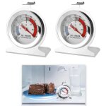2 pi�ces thermom�tre pour r�frig�rateur, thermometre frigo pour r�frig�rateur et cong�lateur, id�al pour ...