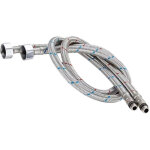 2 pi�ces tuyaux de raccordement flexibles robinets g3 / 8 - 60cm, rallonge de tuyau 12 / 17 (3 / 8'), ...