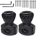 2 pi�ces universelle boule de volant voiture, bouton de volant � 360 degr�s auxiliaire, bouton power ...