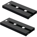 2 pi�ces verres � pied suspendu support, porte verres � vin suspendre noir, plastique support de verre ...