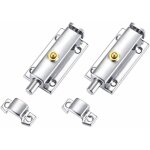 2 pi�ces verrou porte en acier inox loquets de porte loquet de verrouillage automatique targette portail ...