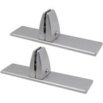 [jamais utilis�] lot de 2 pinces de s�paration de bureau avec vis de montage, pour �cran de bureau de ...