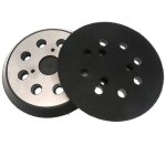 2 plateaux pon�age orbital 125mm 8 trous - remplacement pour makita bo m9202b bo5041 mt922 - qualit� ...